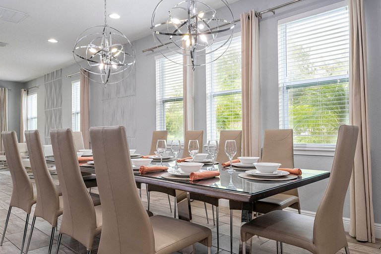 9BR/8BA Lujosa Villa en Kissimmee Disney - 280CW