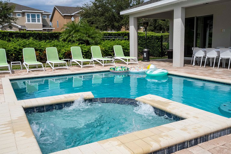 9BR/8BA Lujosa Villa en Kissimmee Disney - 280CW