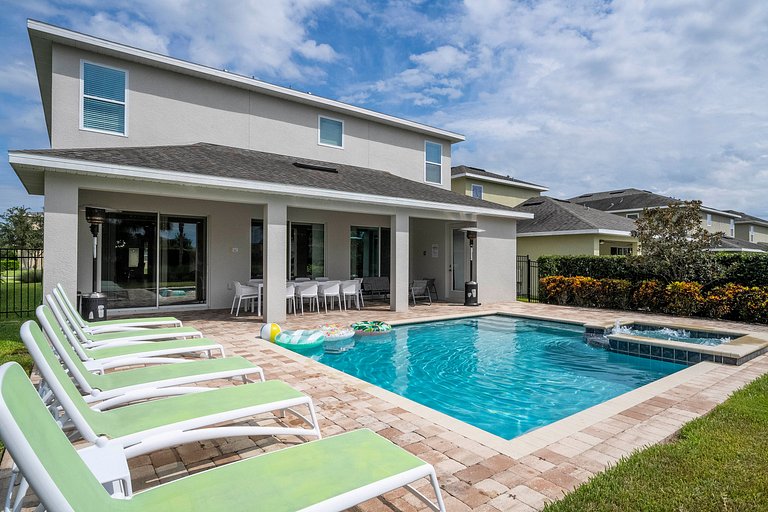 9BR/8BA Lujosa Villa en Kissimmee Disney - 280CW